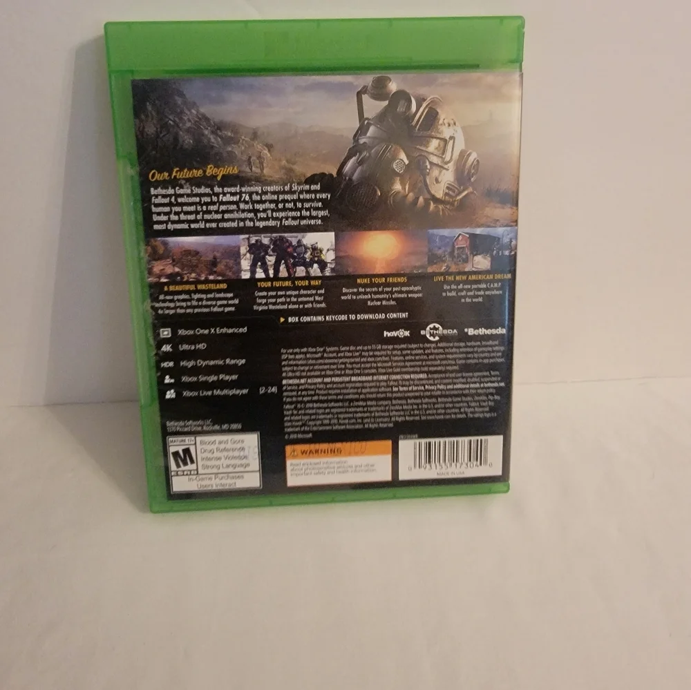 Fallout 76 - Microsoft Xbox One, TESTED